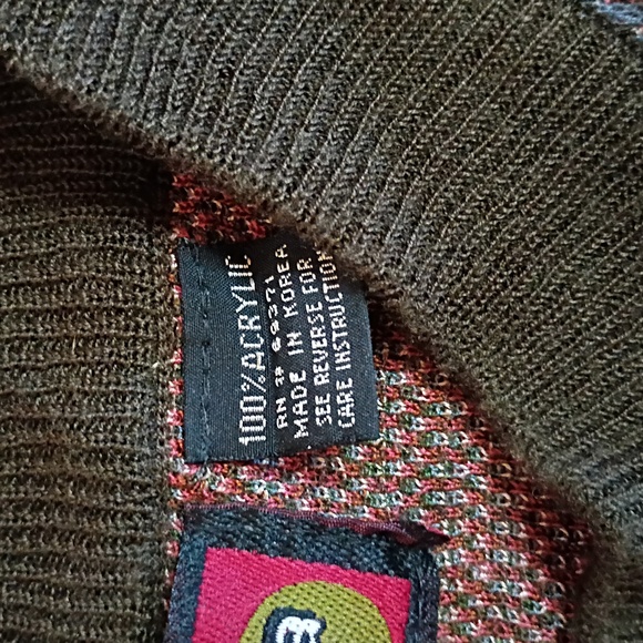 Santana Men's Pattern Sweater Size Large Vintage Unisex - Picture 6 of 9